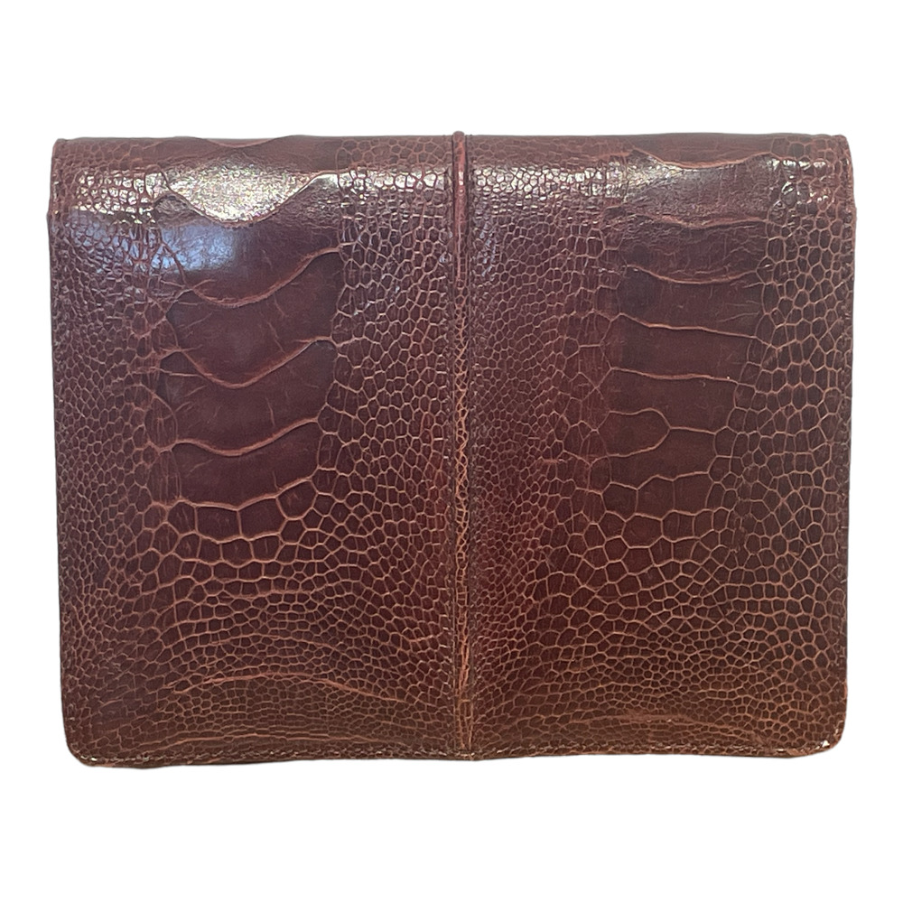 Lorenzi Vintage Ostrich Envelope Clutch - Picture 2 of 6